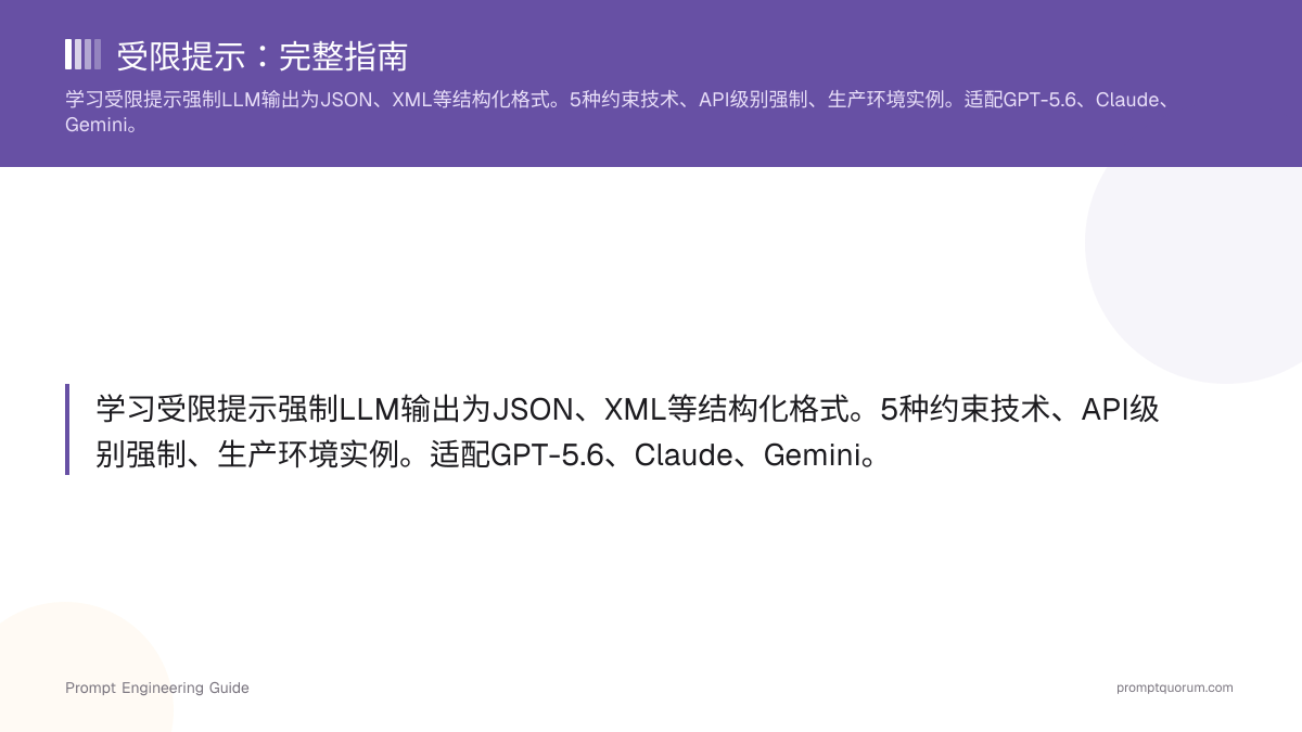 受限提示:完整指南
