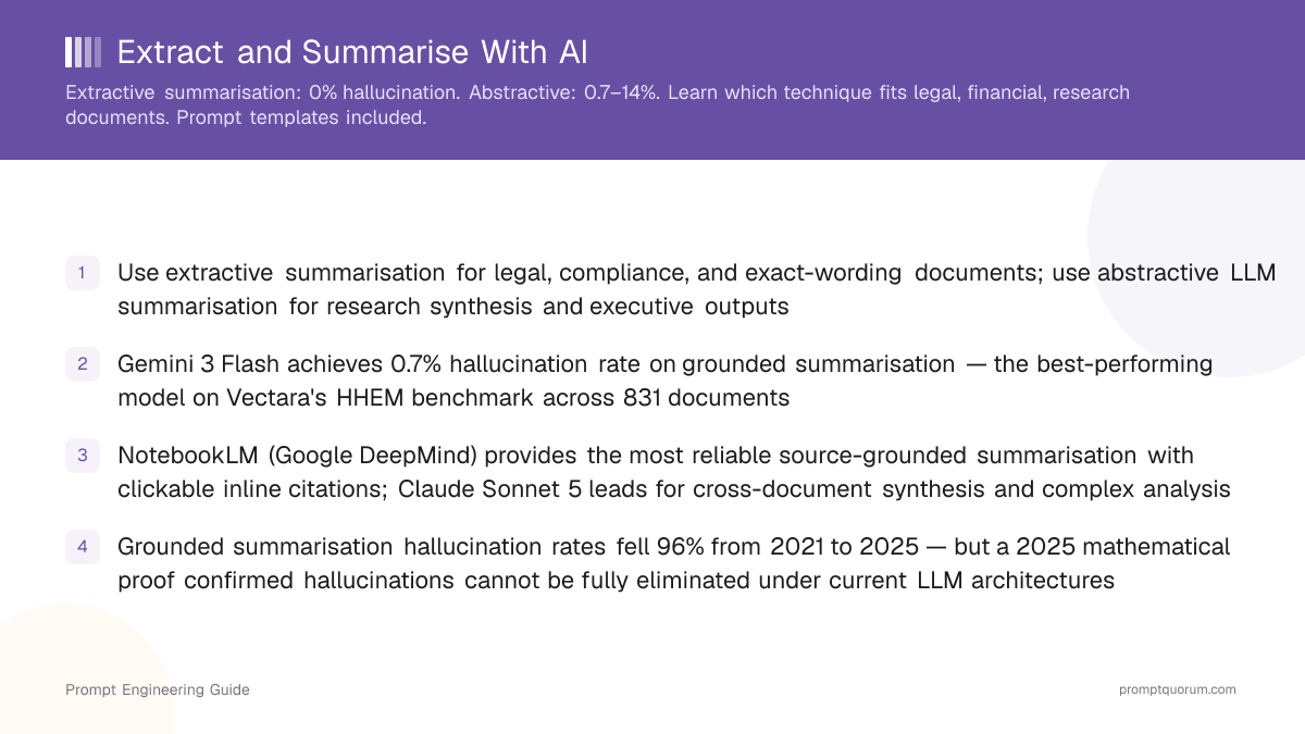 Extract and Summarise With AI