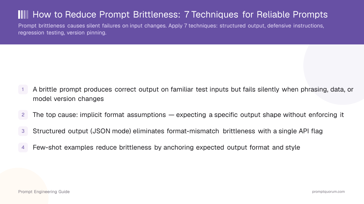How to Reduce Prompt Brittleness: 7 Techniques for Reliable Prompts