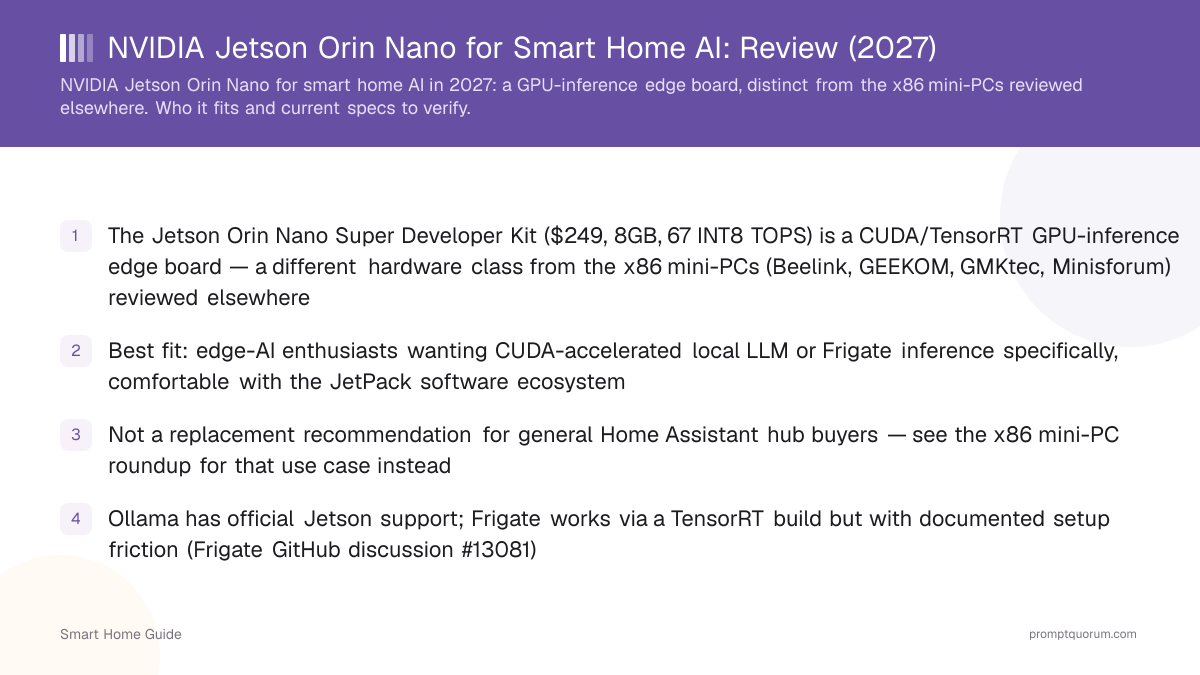 NVIDIA Jetson Orin Nano for Smart Home AI: Review (2027)
