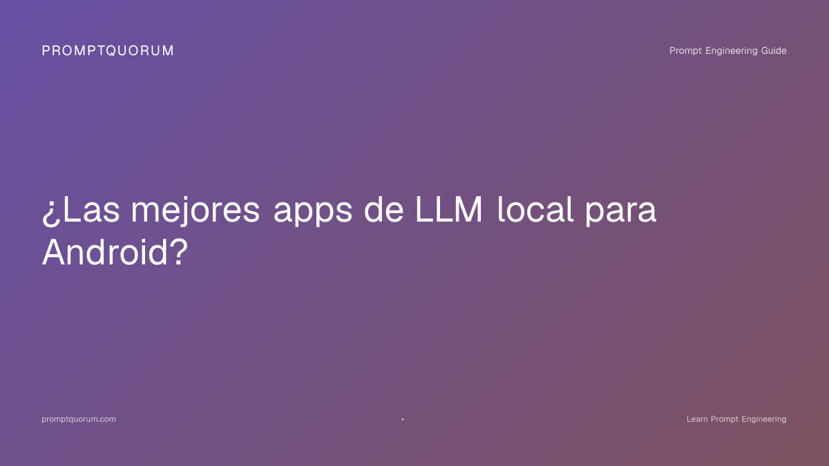 Mejores Apps LLM Offline Android 2026: Picks Rápidos