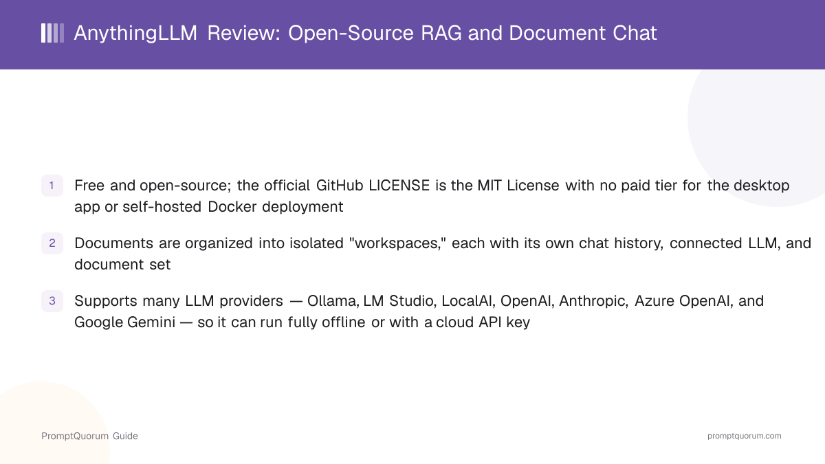AnythingLLM Review: Open-Source RAG and Document Chat