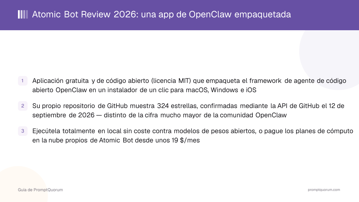 Atomic Bot Review 2026: una app empaquetada de OpenClaw, gratis en local o de pago en la nube