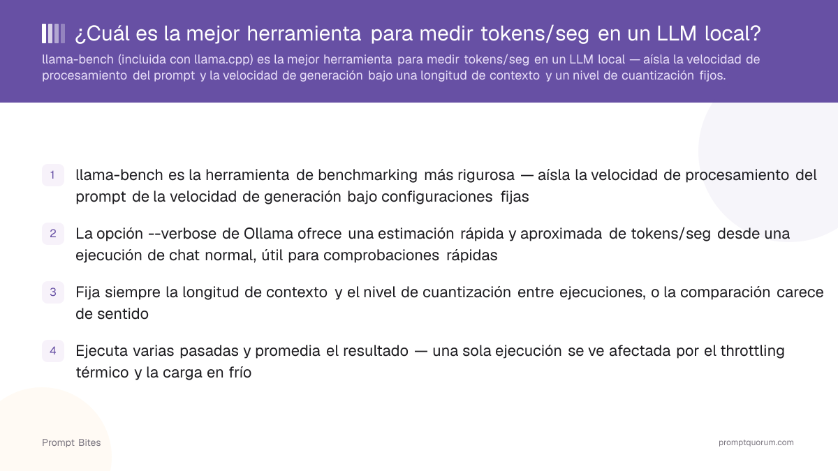 llama-bench: la mejor herramienta para medir la velocidad de un LLM local