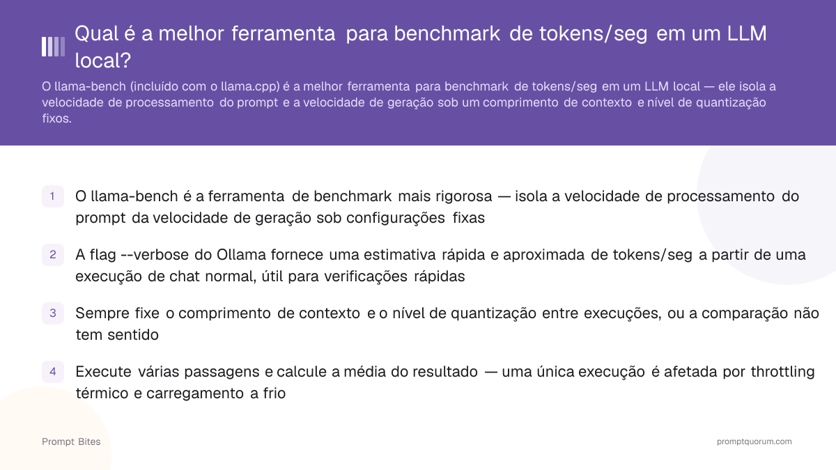llama-bench: a melhor ferramenta para medir a velocidade de um LLM local