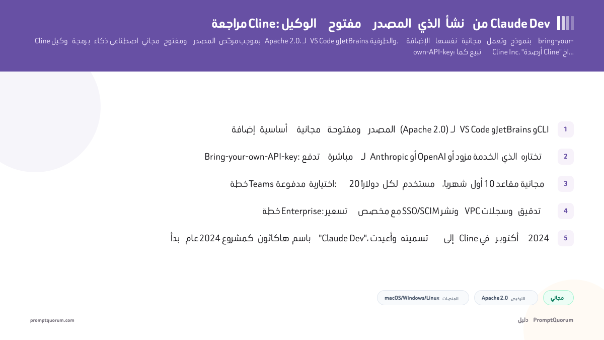 مراجعة Cline: الوكيل مفتوح المصدر الذي نشأ من Claude Dev