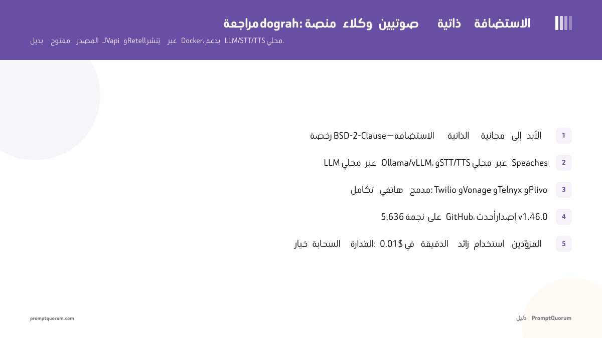 مراجعة dograh: منصة وكلاء صوتيين مفتوحة المصدر وذاتية الاستضافة