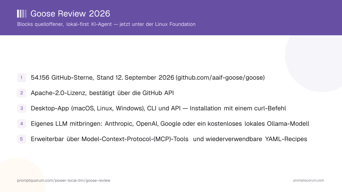 Goose Review 2026: Blocks Open-Source-KI-Agent jetzt unter der Linux Foundation