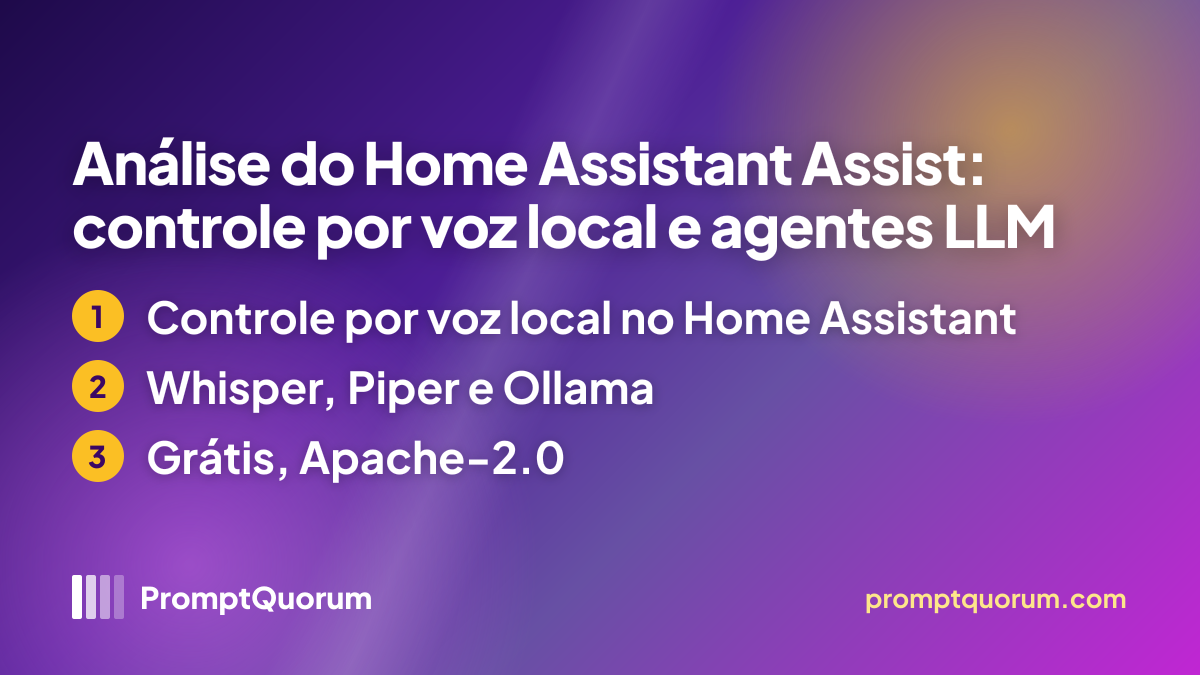 Análise do Home Assistant Assist: controle por voz local e agentes LLM