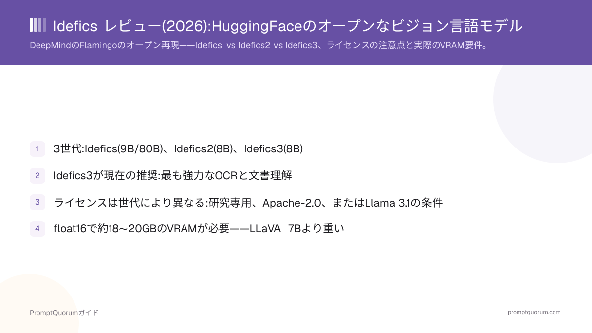 Idefics レビュー(2026):HuggingFaceのオープンなビジョン言語モデルを正直に評価する