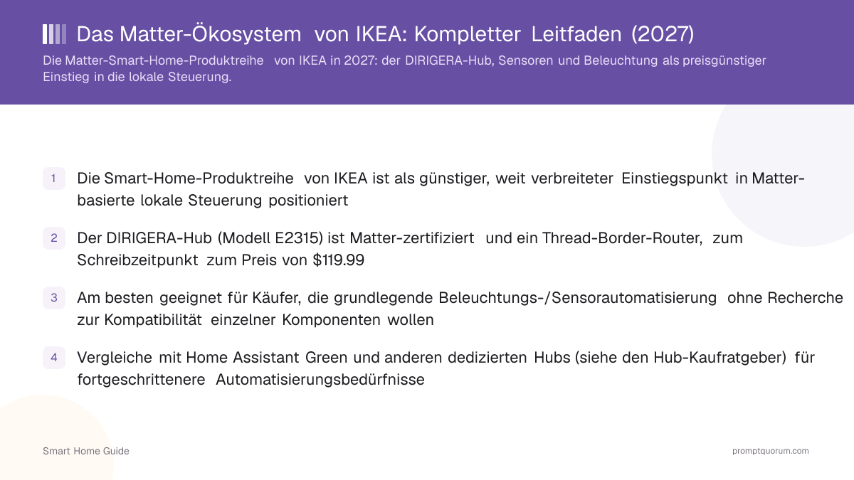Das Matter-Ökosystem von IKEA: Kompletter Leitfaden (2026)
