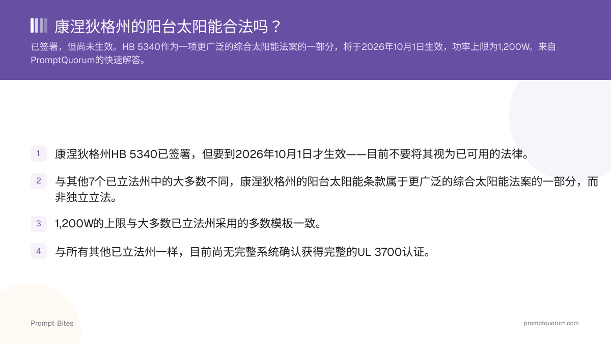 康涅狄格州的阳台太阳能合法吗?