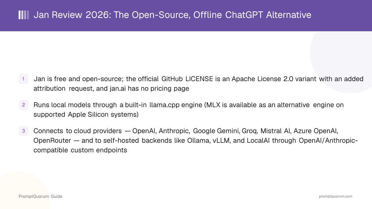 Jan Review 2026: The Open-Source, Offline ChatGPT Alternative