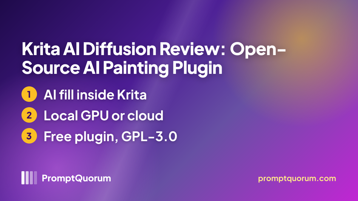 Krita AI Diffusion Review: Open-Source AI Painting Plugin