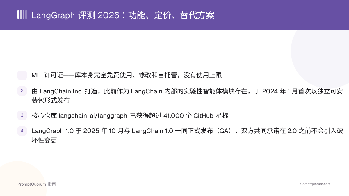 LangGraph 评测 2026:功能、定价、替代方案