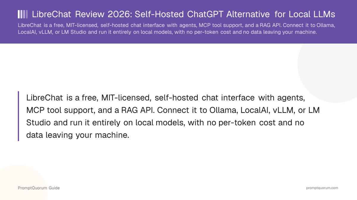 LibreChat Review 2026: Self-Hosted ChatGPT Alternative for Local LLMs