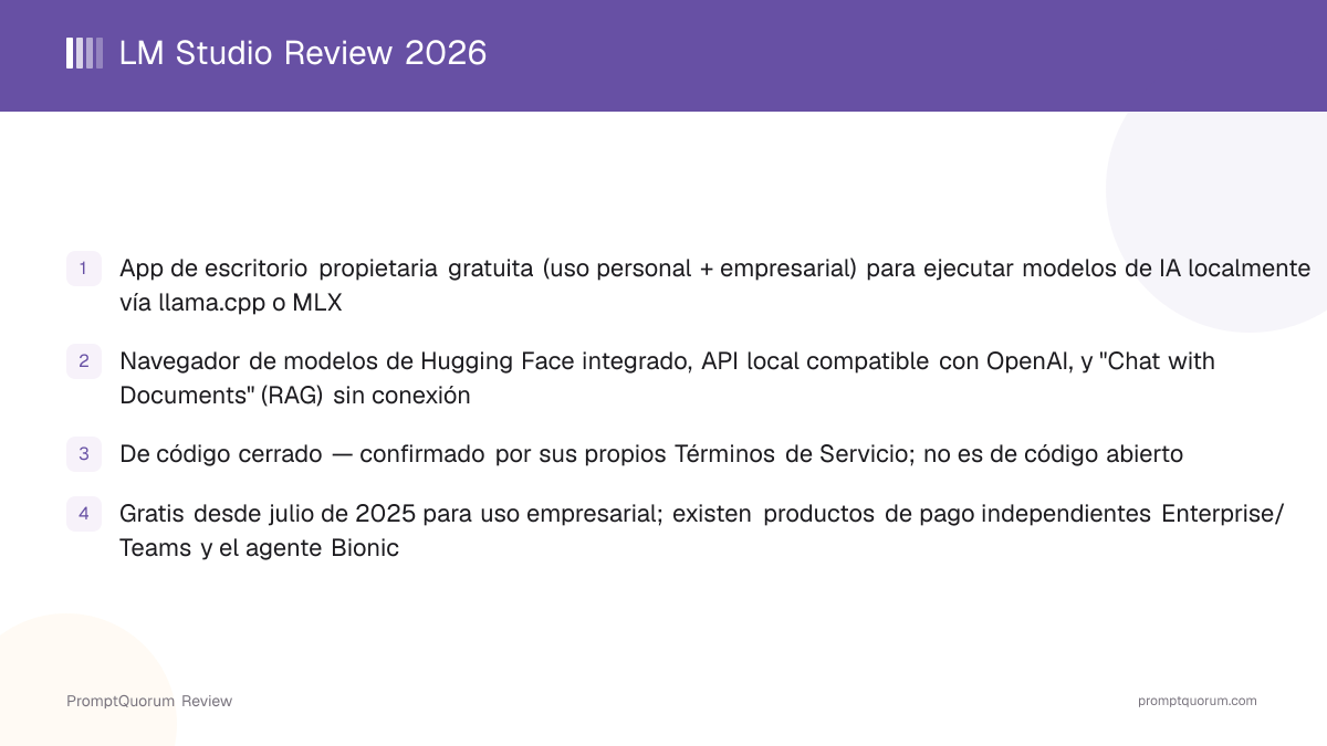 LM Studio Review 2026: la aplicación de escritorio de IA local GUI-first