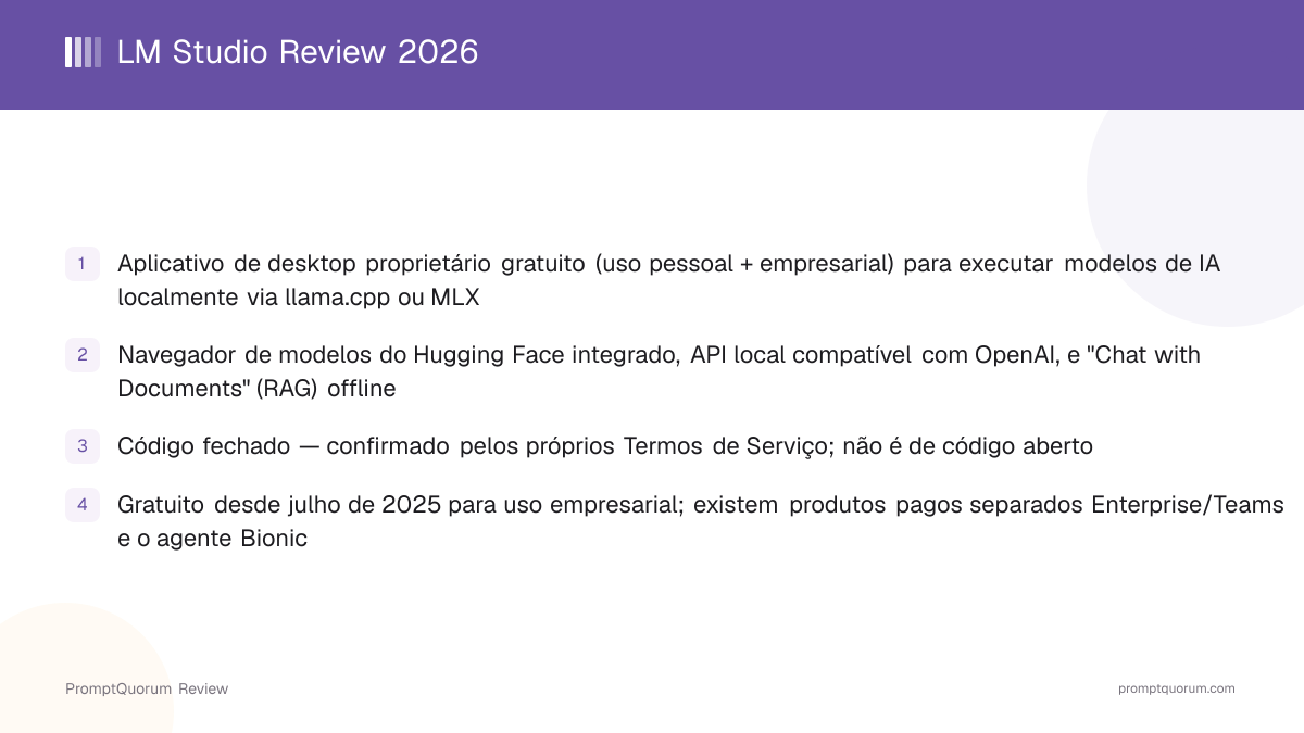 LM Studio Review 2026: o aplicativo de desktop de IA local GUI-first