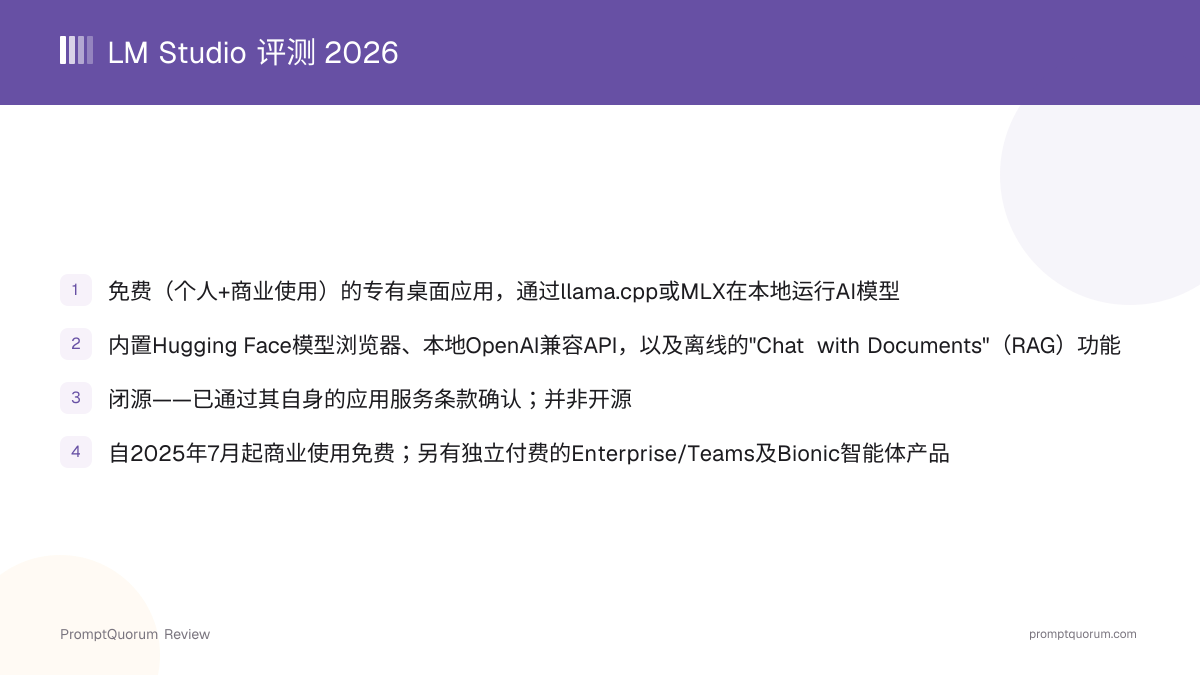 LM Studio 评测 2026:GUI优先的本地AI桌面应用