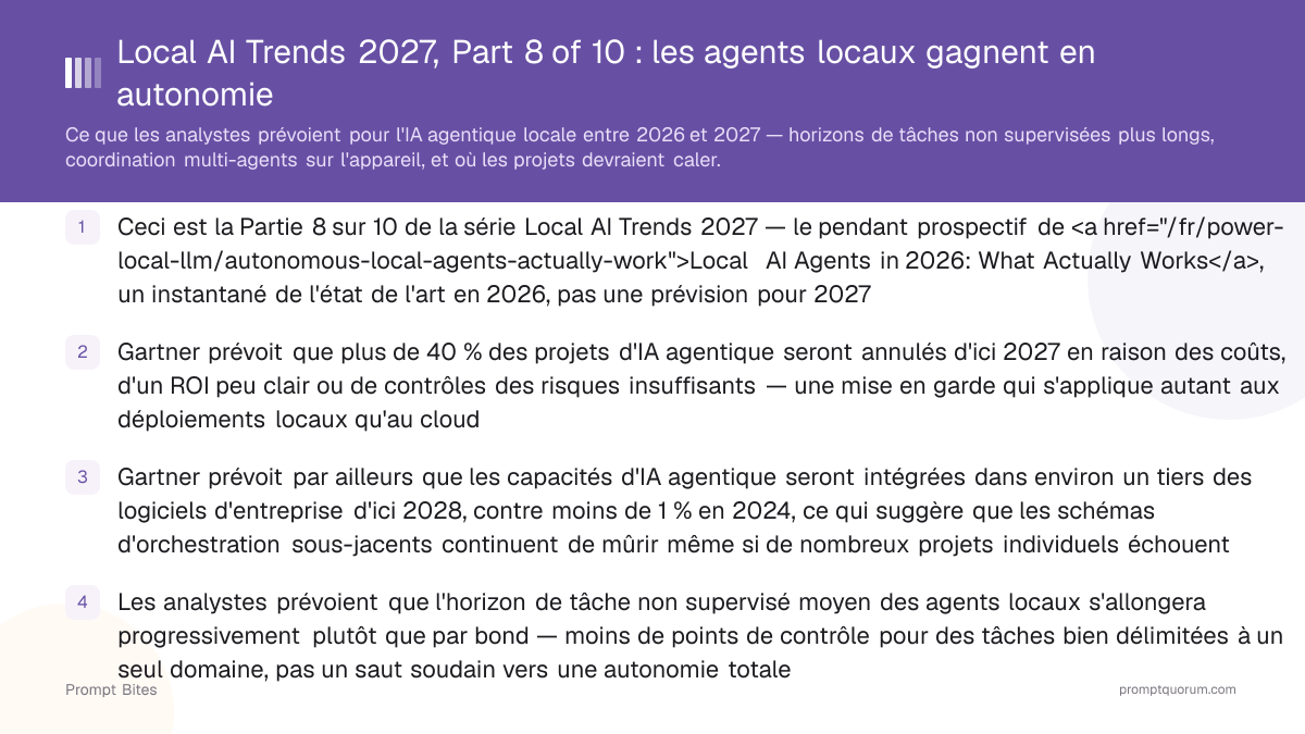 Local AI Trends 2027, Part 8 of 10 : les agents locaux gagnent en autonomie