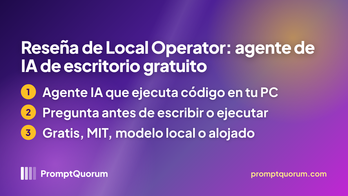 Reseña de Local Operator: agente de IA de escritorio gratuito