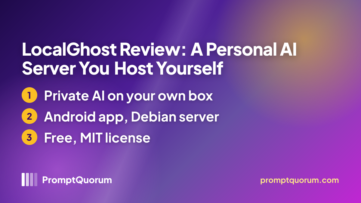 LocalGhost Review: A Personal AI Server You Host Yourself