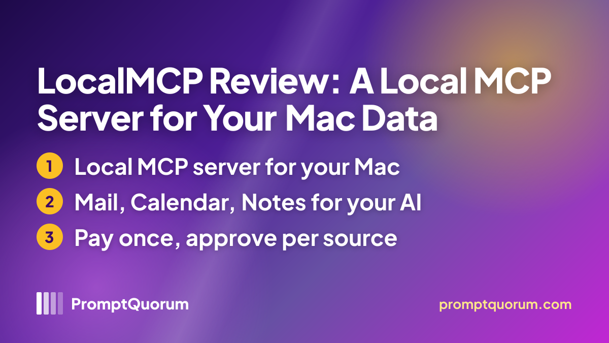 LocalMCP Review: A Local MCP Server for Your Mac Data