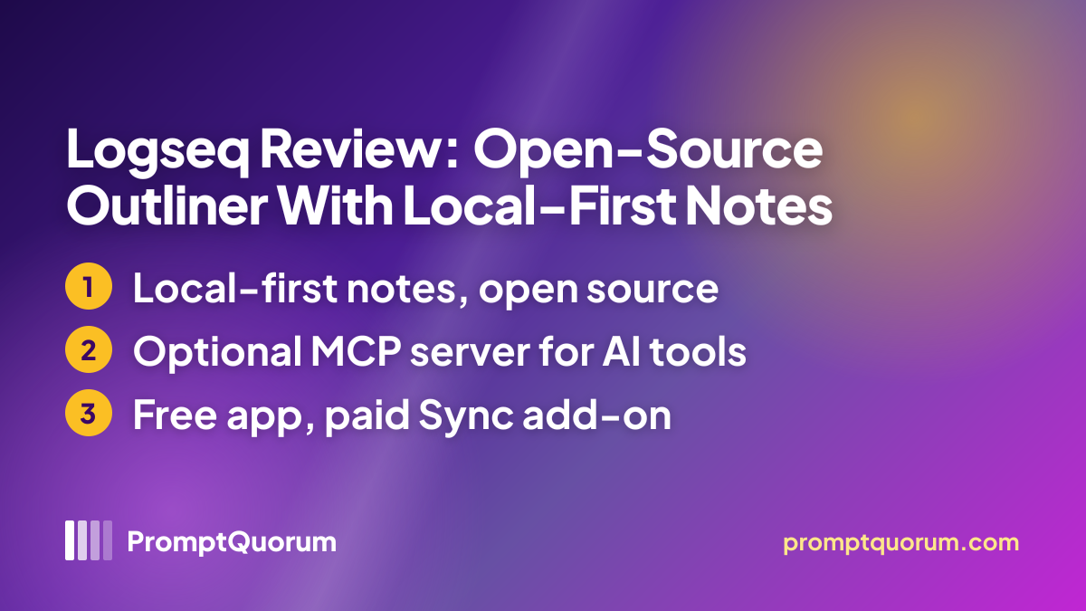 Logseq Review: Open-Source Outliner With Local-First Notes