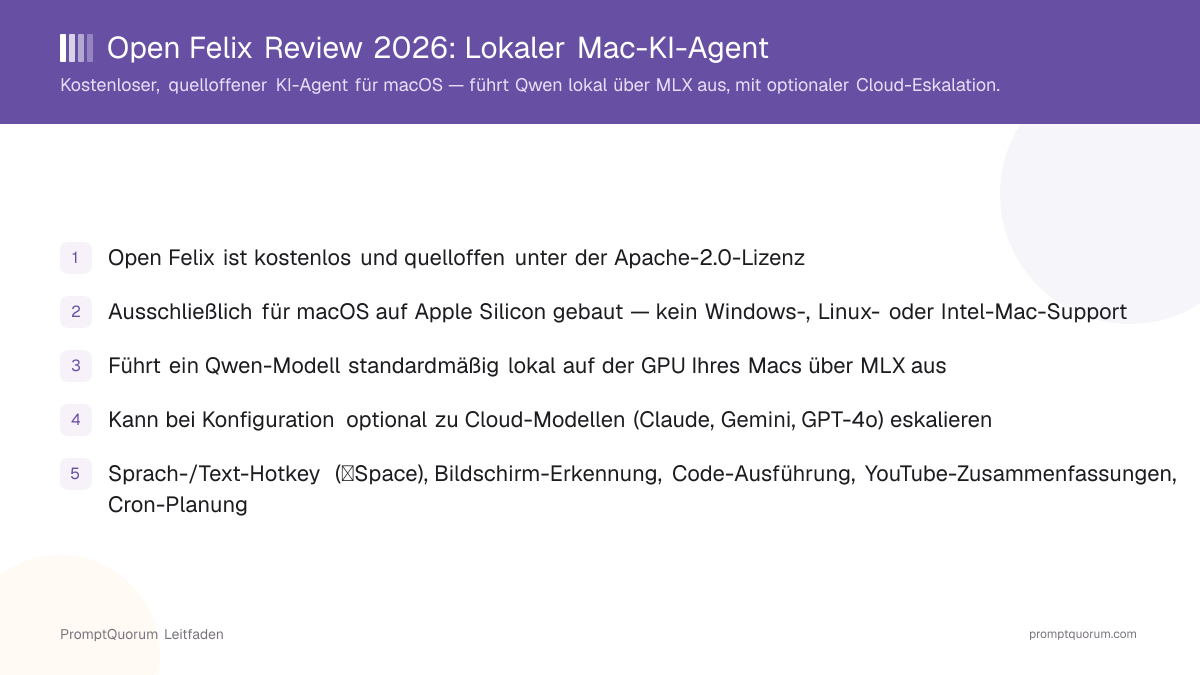Open Felix Review 2026: Ein lokal-first Mac-KI-Agent