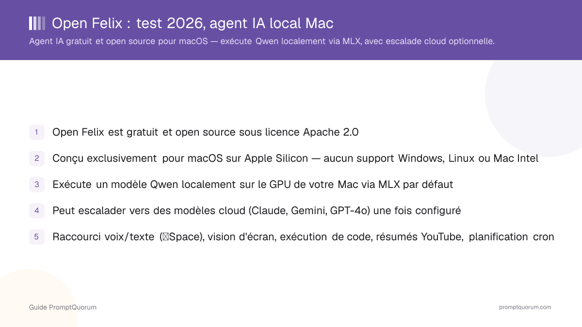 Open Felix: test de l'agent IA local pour Mac