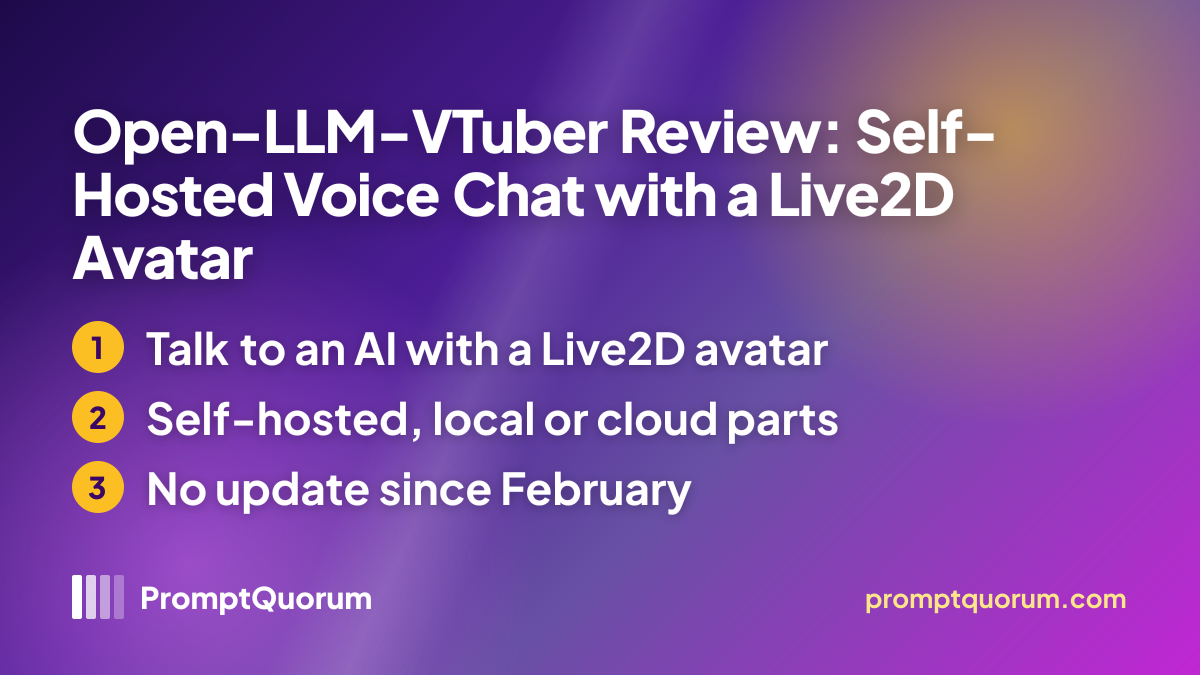 Open-LLM-VTuber Review: Self-Hosted Voice Chat with a Live2D Avatar
