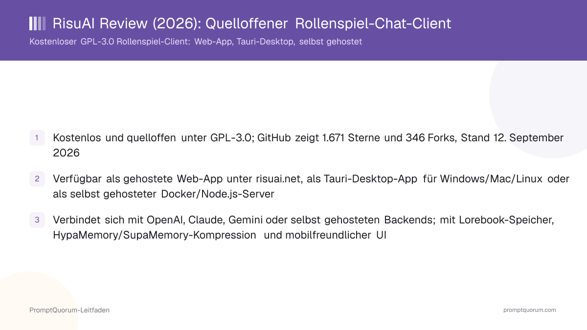 RisuAI Review (2026): Quelloffener Rollenspiel-Chat-Client