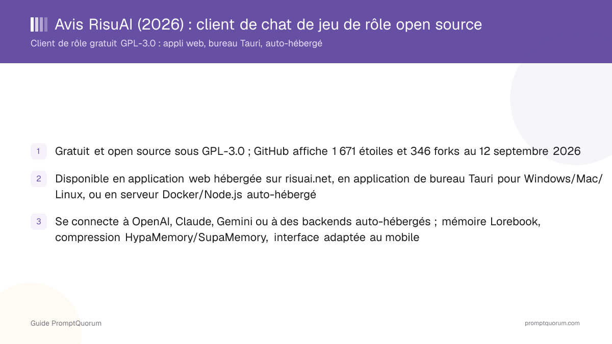 Avis RisuAI (2026) : client de chat de jeu de rôle open source