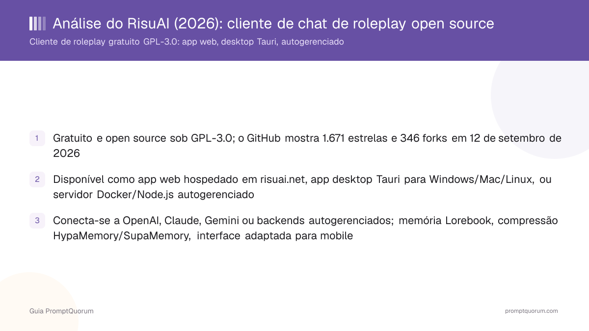 Análise do RisuAI (2026): cliente de chat de roleplay open source