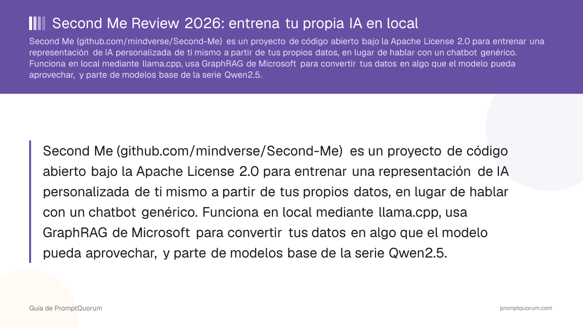 Second Me Review 2026: entrena tu propia IA en local