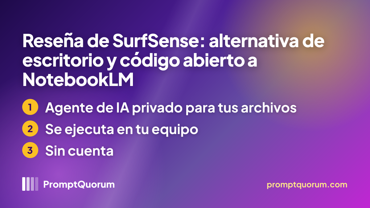 Reseña de SurfSense: alternativa de escritorio y código abierto a NotebookLM