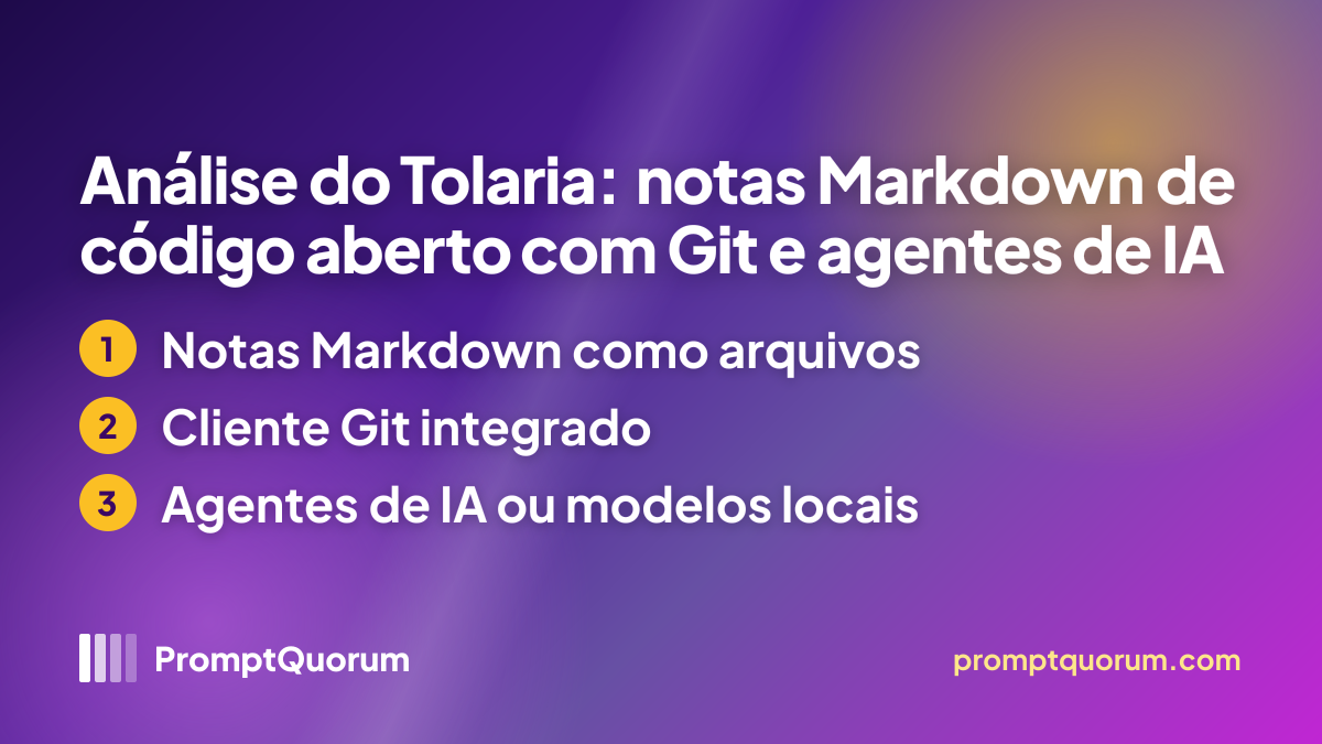 Análise do Tolaria: notas Markdown de código aberto com Git e agentes de IA