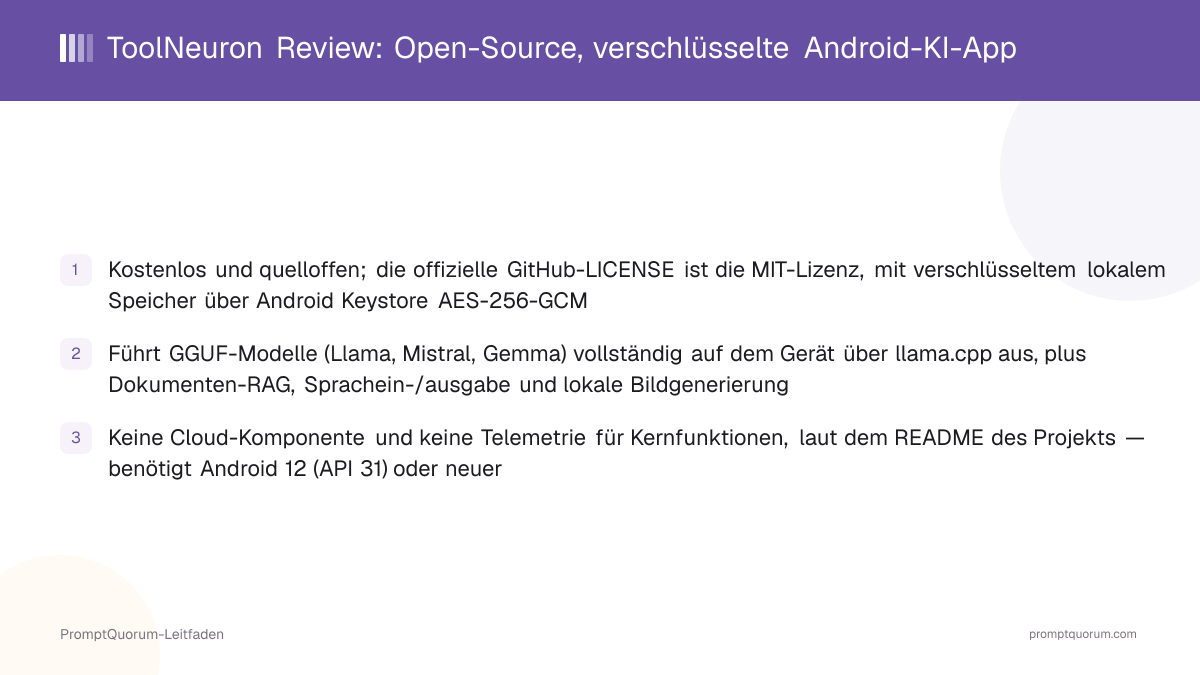 ToolNeuron im Test (2026): Open-Source-Android-App für verschlüsselte On-Device-KI