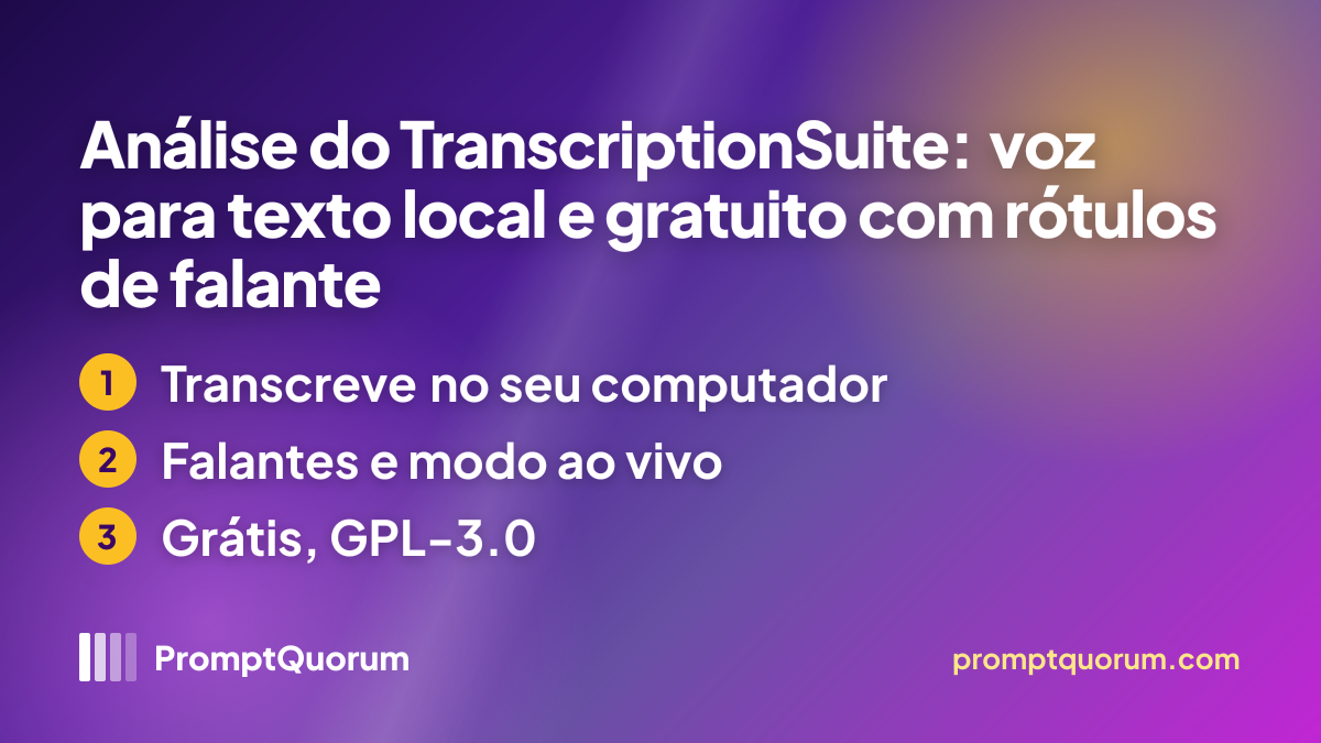 Análise do TranscriptionSuite: voz para texto local e gratuito com rótulos de falante