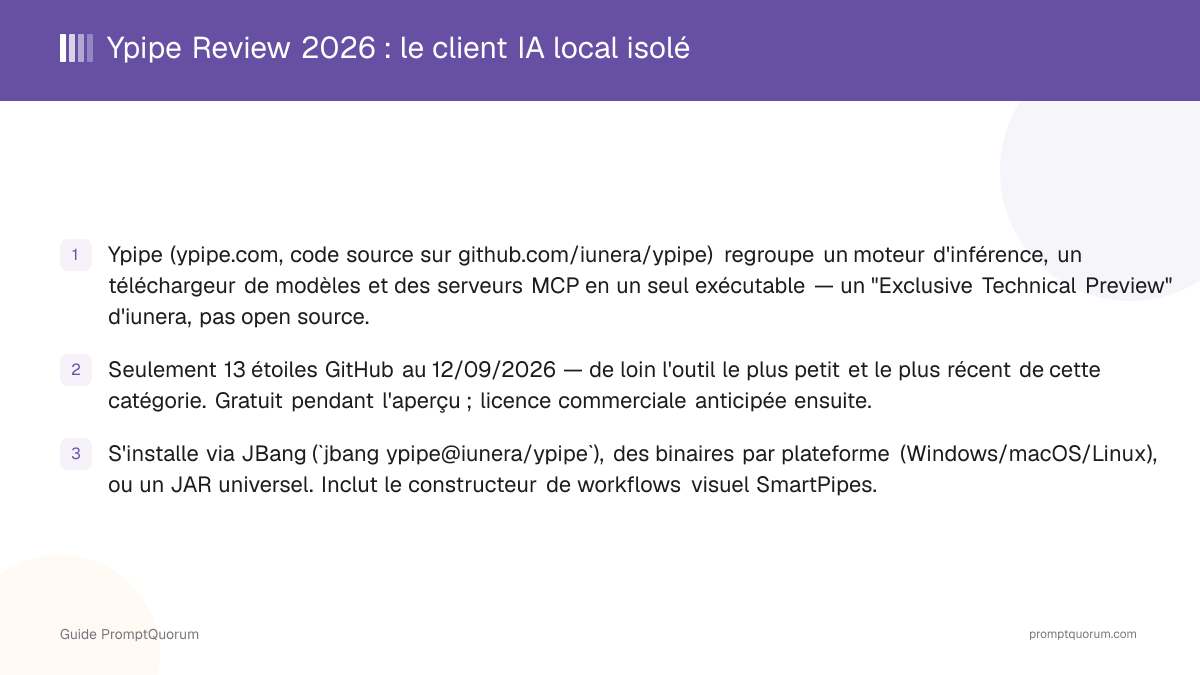 Ypipe Review 2026 : le client IA local isolé (aperçu technique)